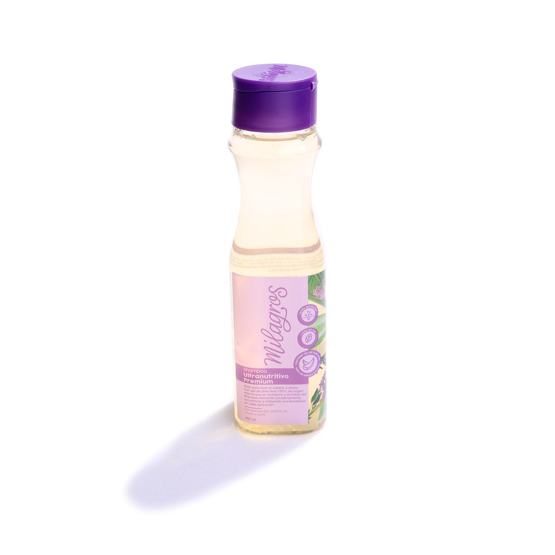 Shampoo UltraNutritivo Premium Milagros (Con Aloe Vera)