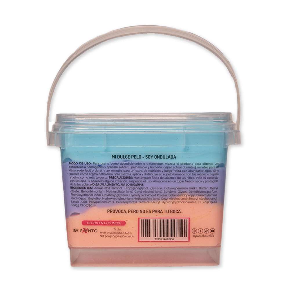 Tratamiento / Crema de Peinar Ponto Mi Dulce Pelo Soy Ondulada 3EN1