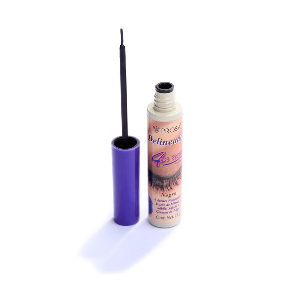 Delineador Prosa Pincel Negro 4en1