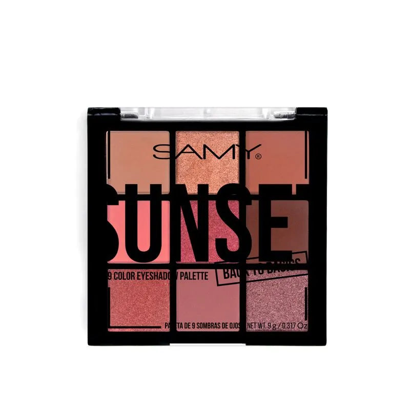 Paleta de Sombras de Ojos Sunset x9 Samy
