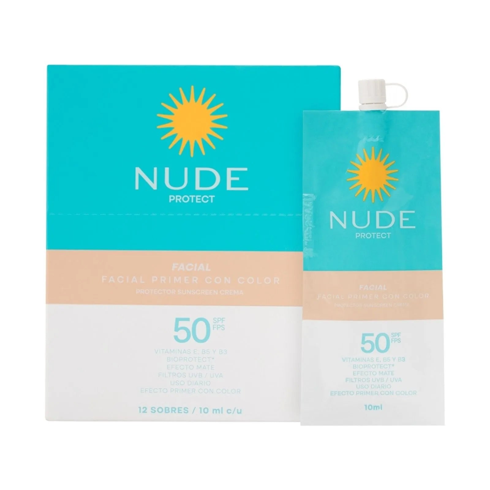 Protector solar Con Color SPF50 10ml Nude