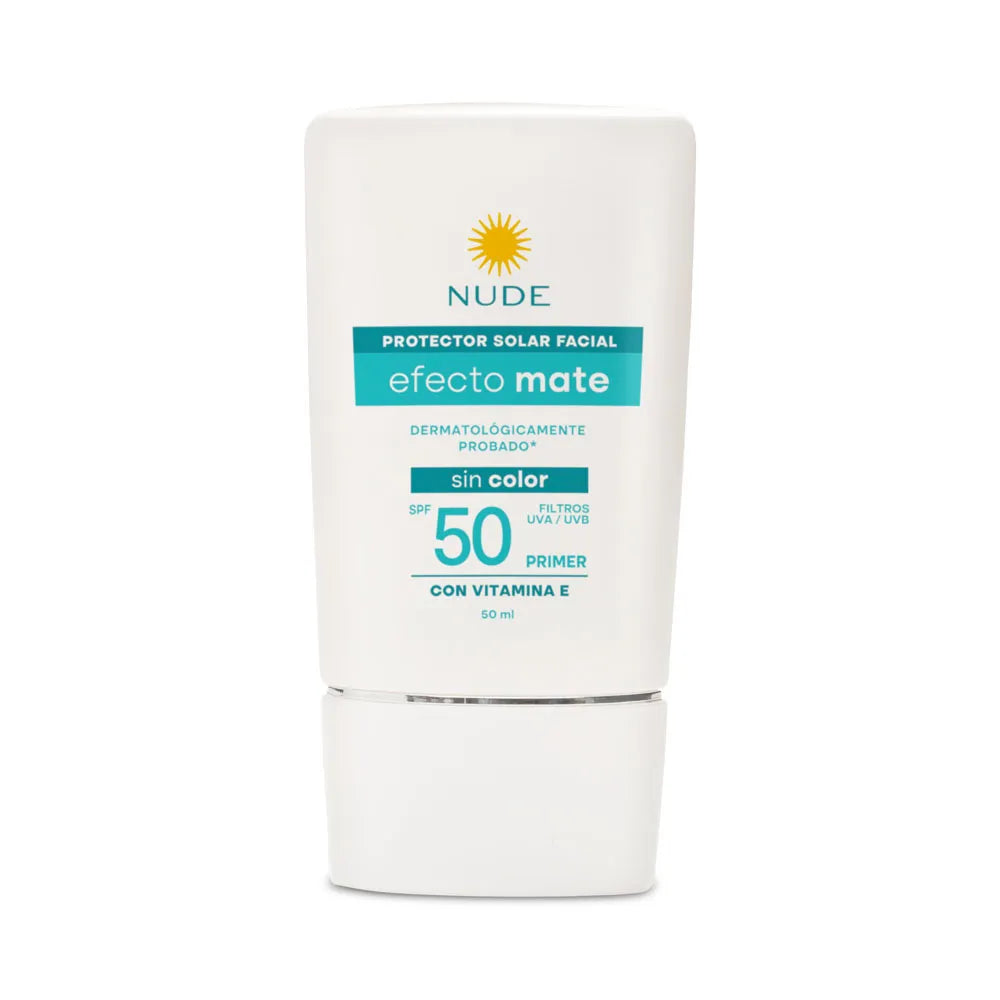 Protector Solar Mate Sin Color SPF50 50ml Nude