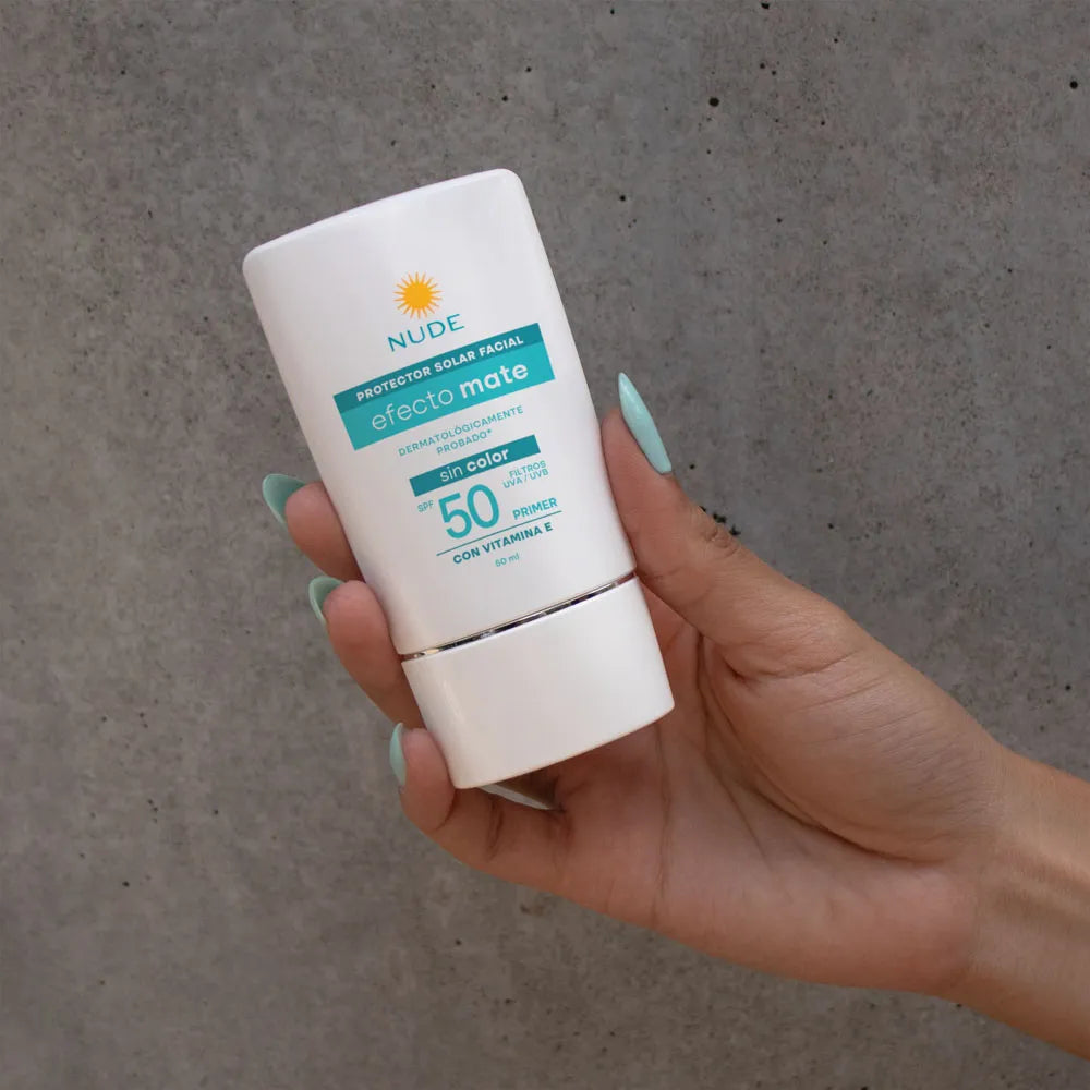 Protector Solar Mate Sin Color SPF50 50ml Nude