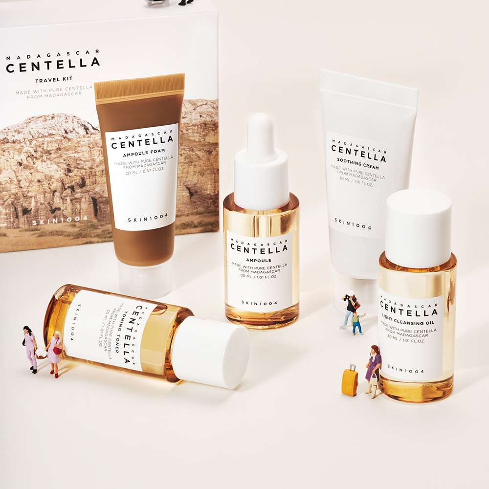 Kit Viajero Madagascar Centella x5 Productos Skin1004