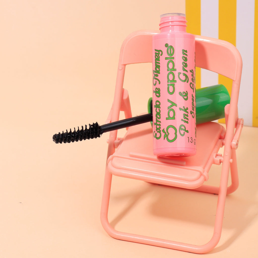 By apple Pestañina Pink And Green Profesional