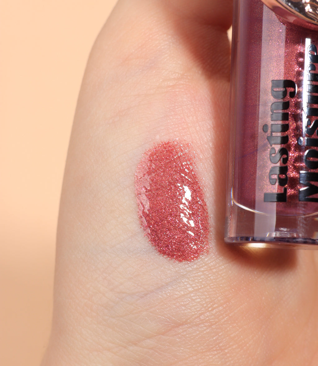 Lip Gloss Holográfico Ultra + Espejo Elegante Karitè