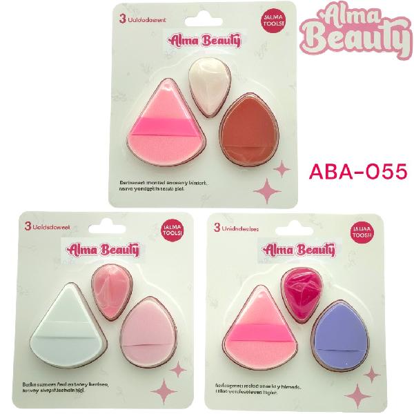Set X 3 Borlas (Uso En Seco Y Humedo) Alma Beauty