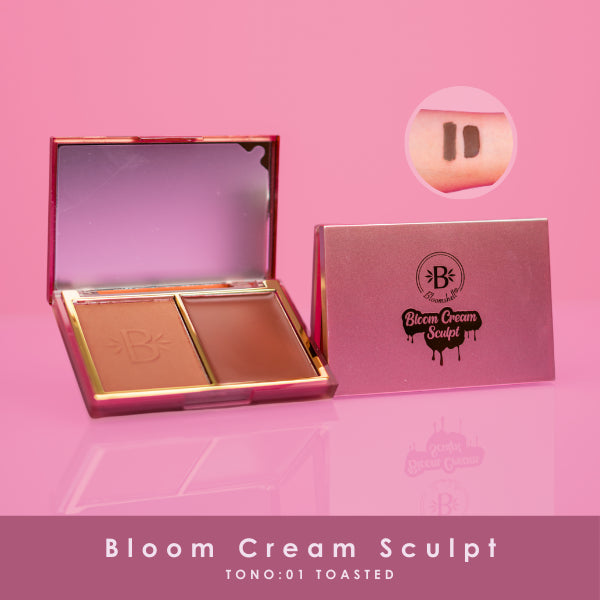 Duo Bloom Cream Sculpt Bloomshell  (Contorno y Bronzer)  Toasted