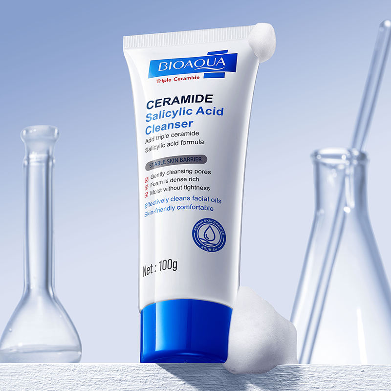 Jabon Facial Ceramidas y Acido Salicilico Bioaqua