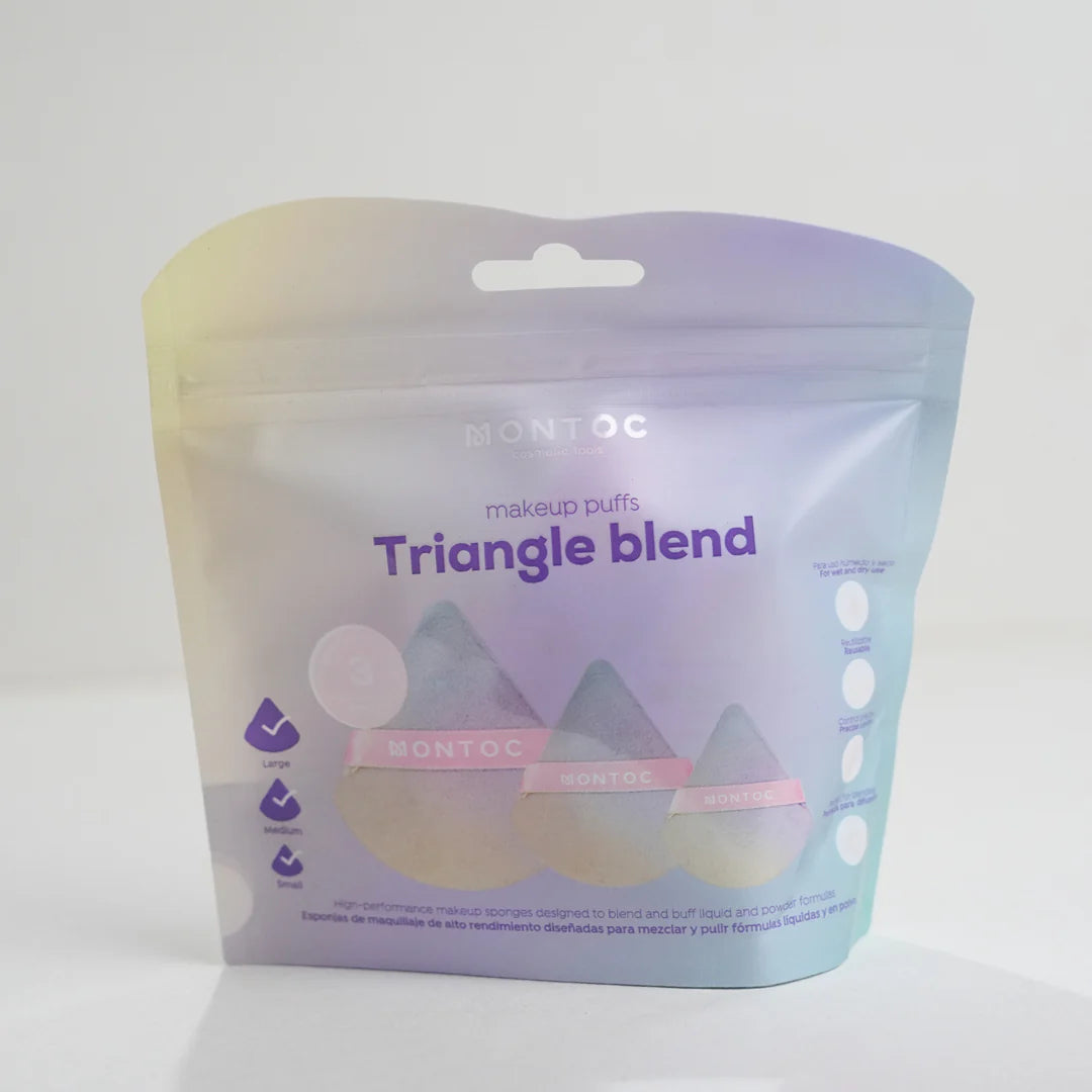 Set De Borla Triangular Tornasol Montoc