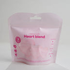 Set De Borla Corazon Rosado Montoc