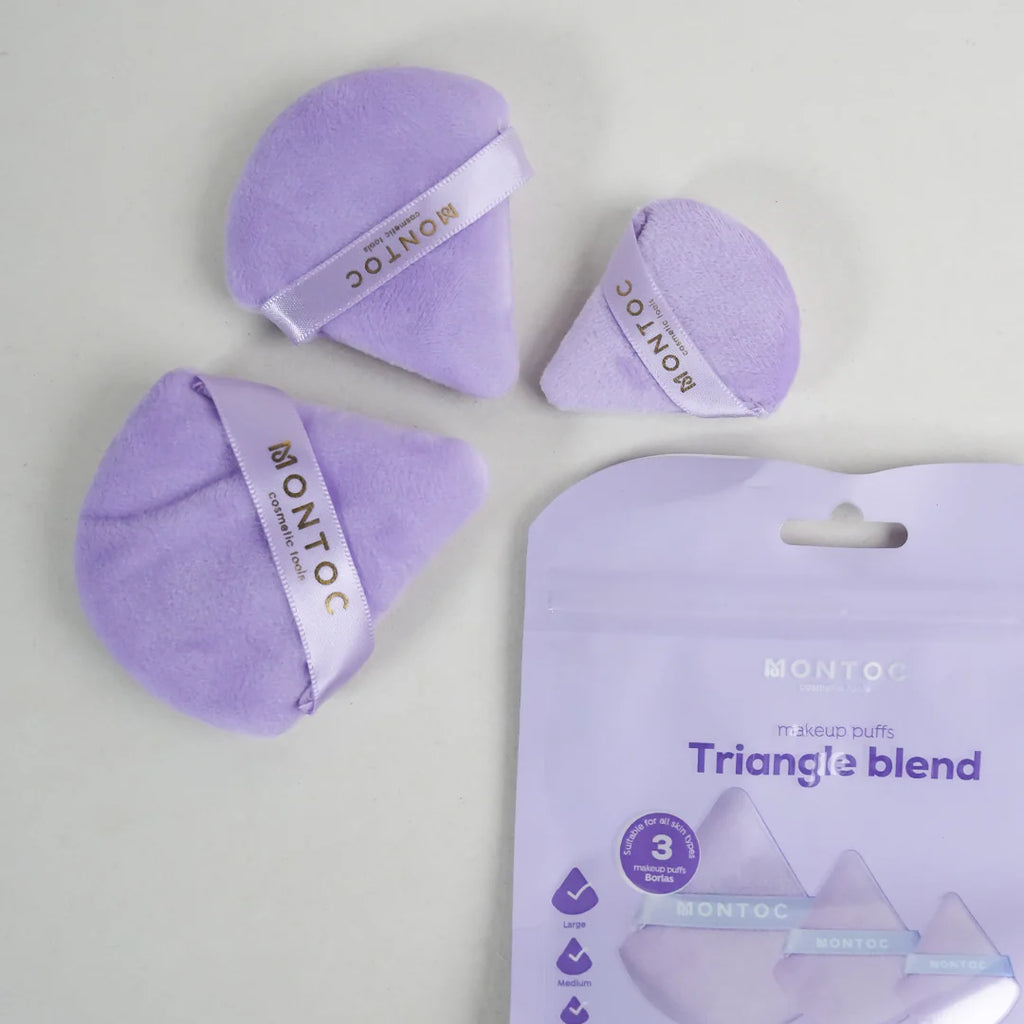 Set De Borla Triangular Lila Montoc