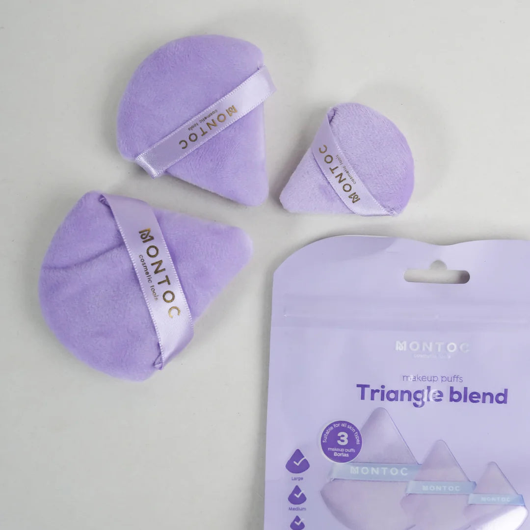 Set De Borla Triangular Lila Montoc