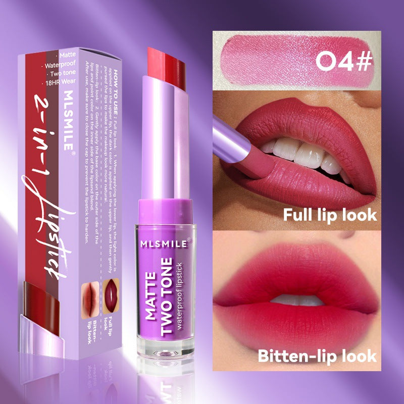 Labial Bicolor Matte Two Tone  MLSMILE