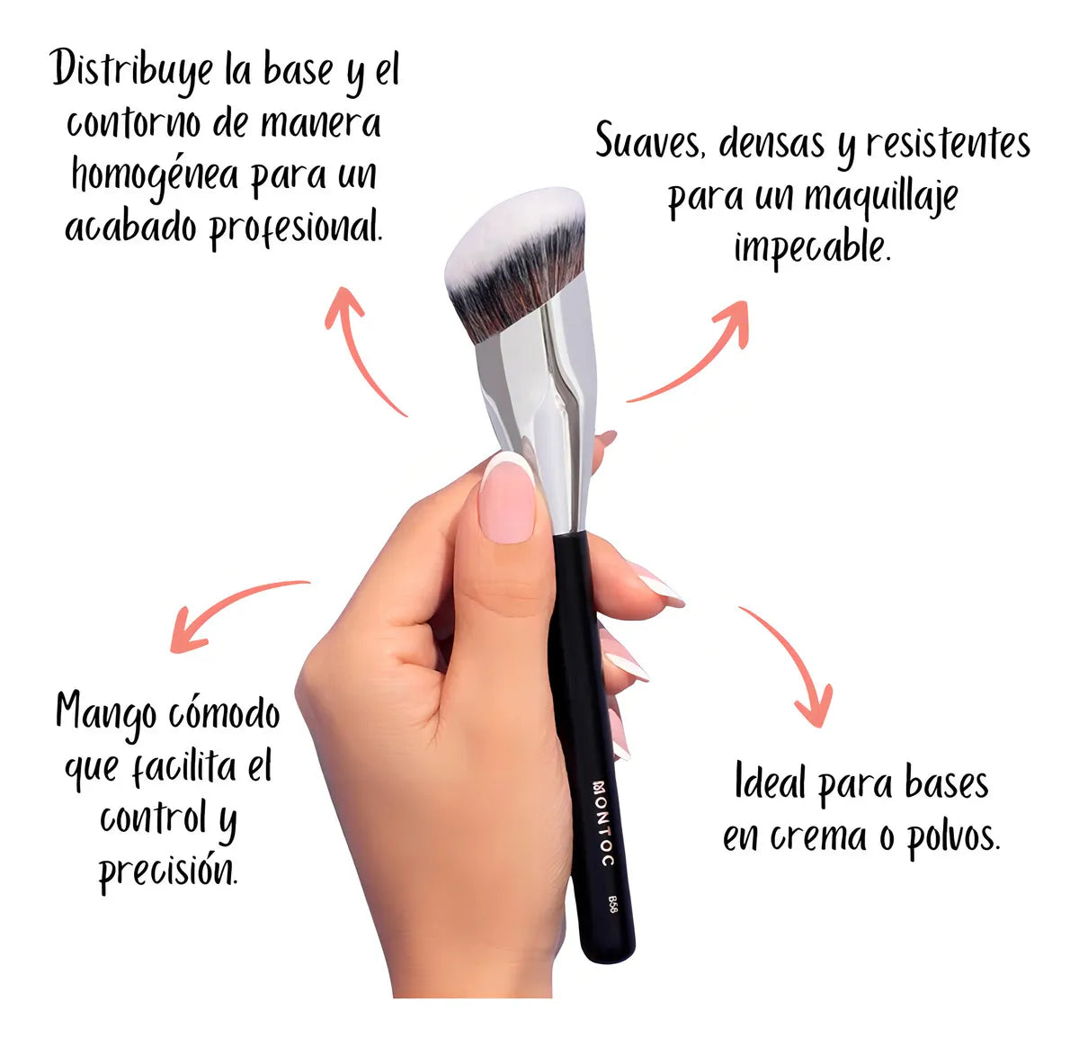 Brocha Individual (base y contorno) Montoc B58