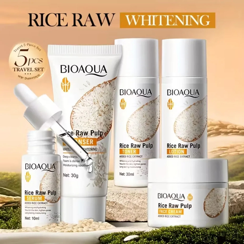 Kit Viajero Arroz Bioaqua X5 Productos