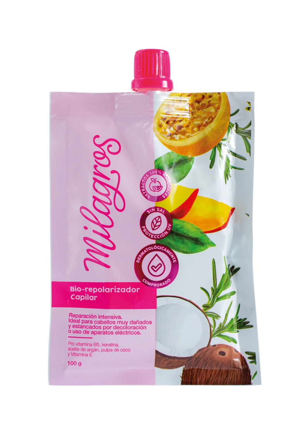 Tratamiento Biorepolarizador Capilar Milagros Sachet