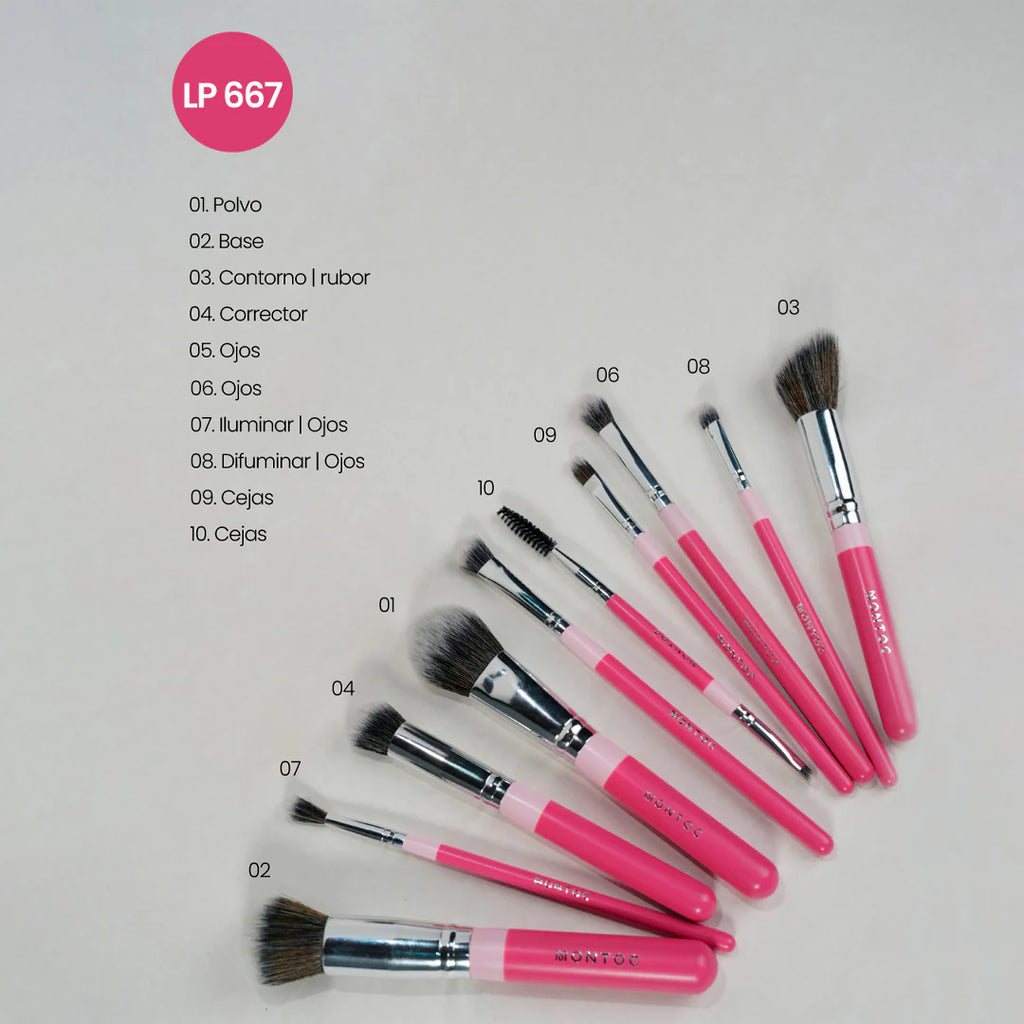 Kit De Brochas Fluffy Montoc