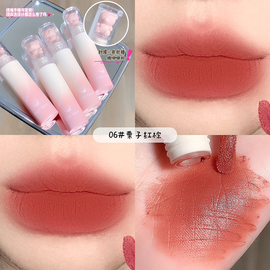 Labial Matte Terciopelo Gege Bear
