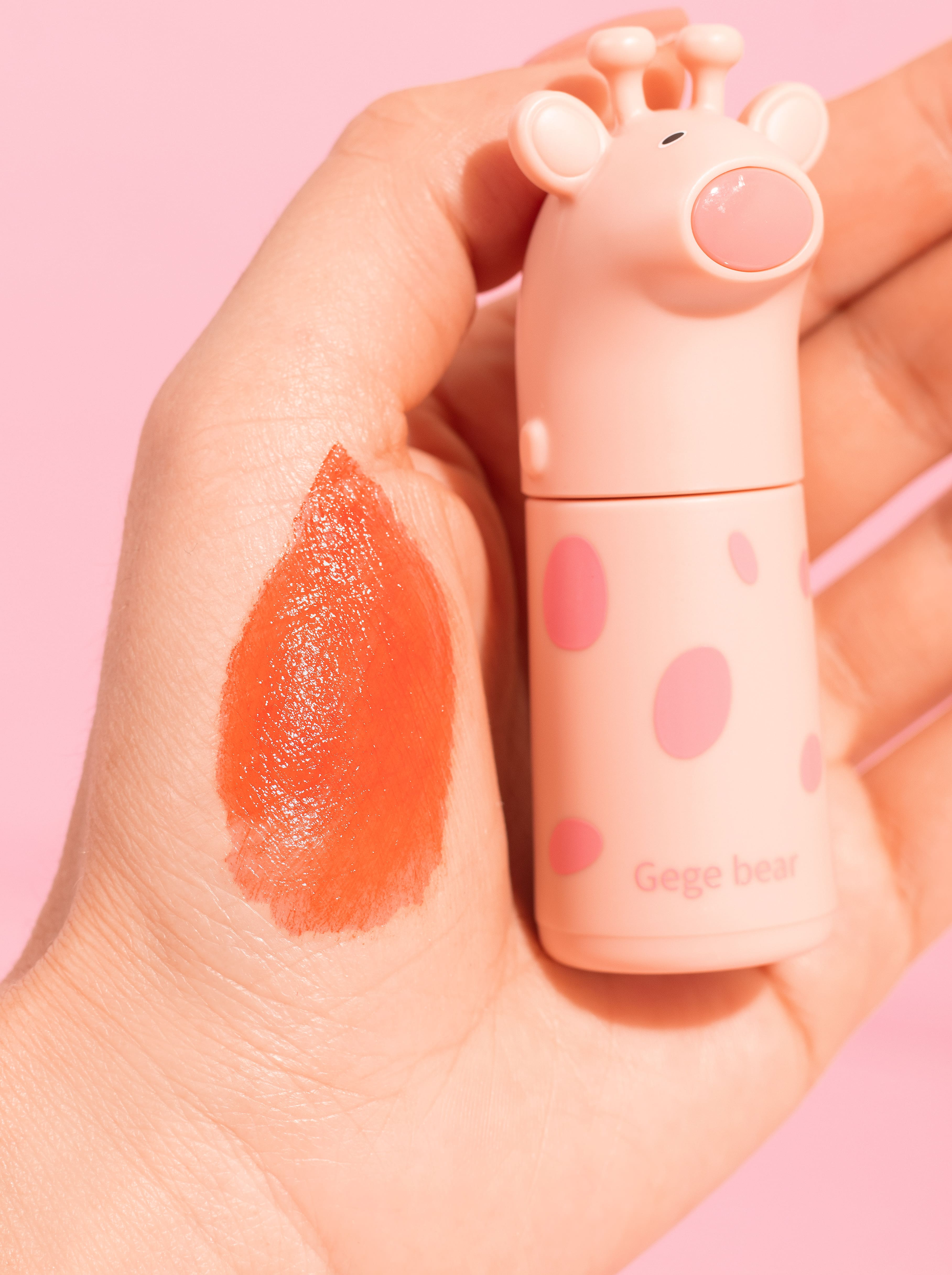 Lip Gloss Con Color Jirafa Gege Bear