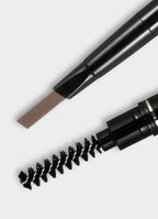 Lápiz (punta plana) + Cepillo Para Difuminar Cejas