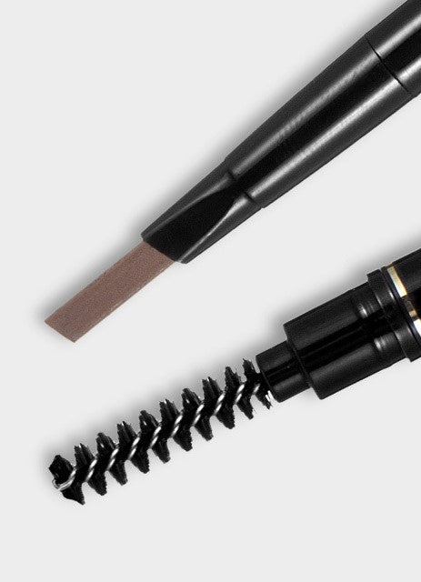Lápiz (punta plana) + Cepillo Para Difuminar Cejas