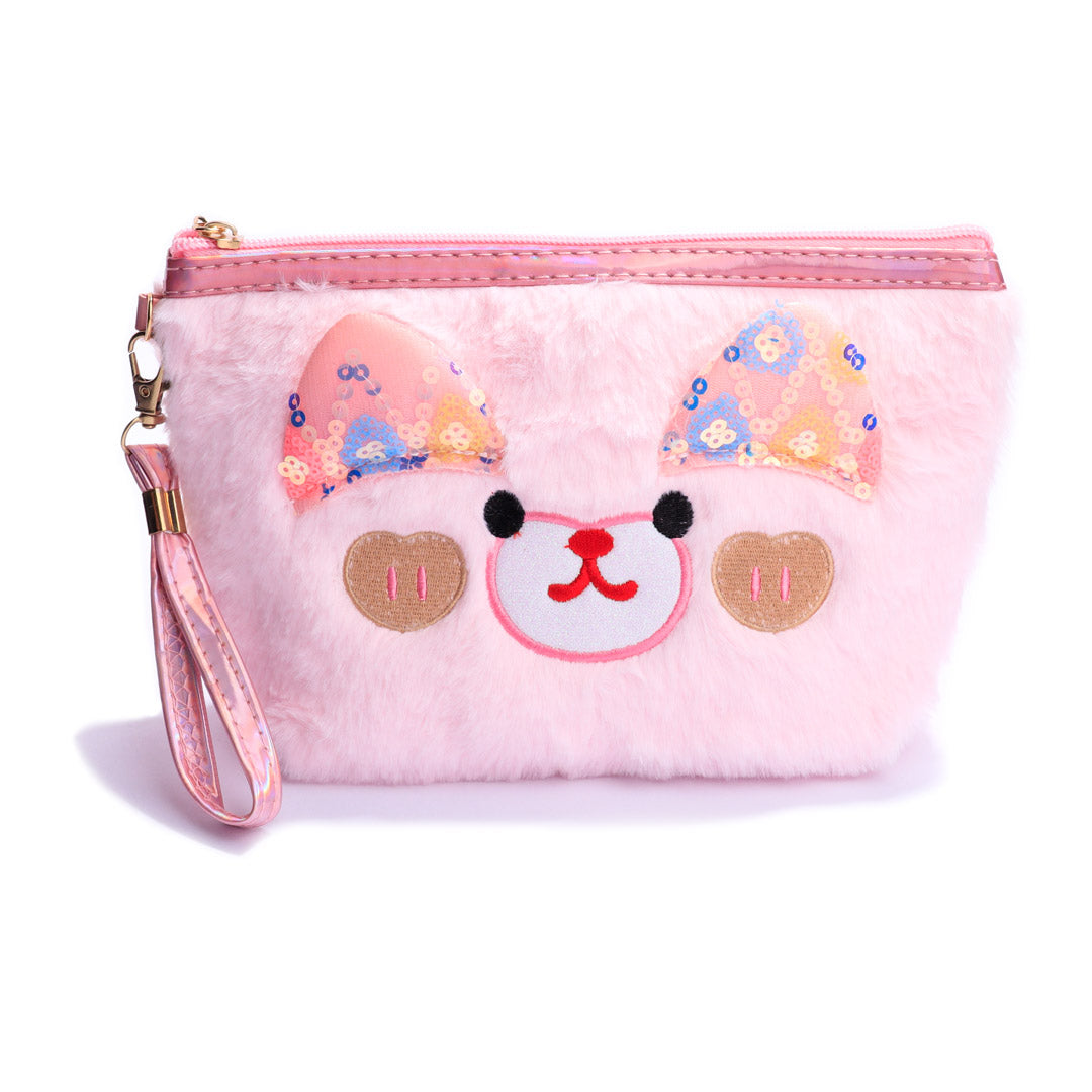 Cosmetiquera De Peluche Suave
