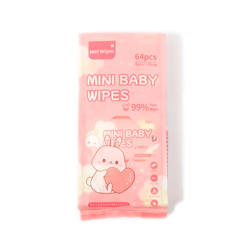 Pañitos Humedos Baby Wipes Rosado