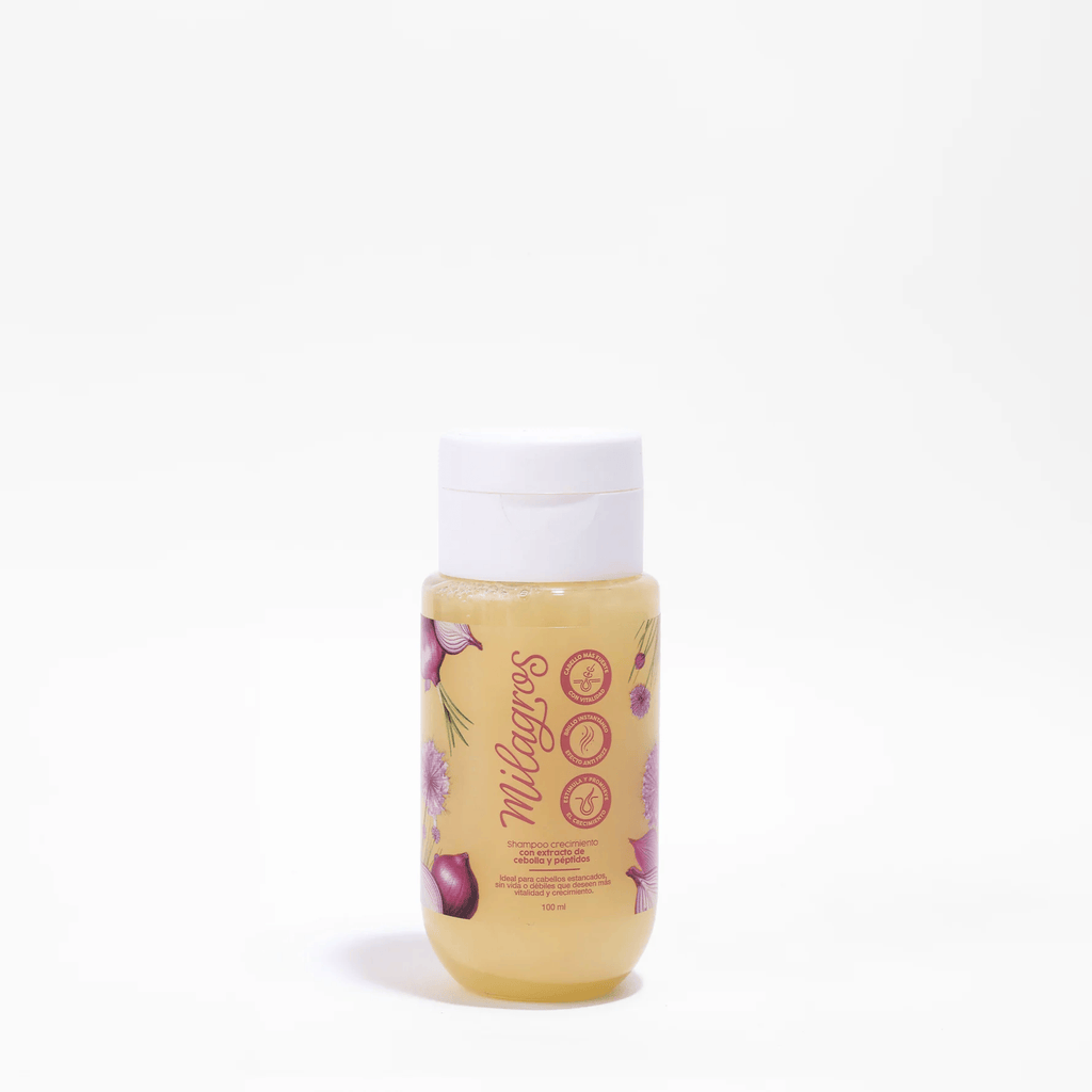 Mini Shampoo Crecimiento Con Extracto de Cebolla y Péptidos Milagros *100ml*