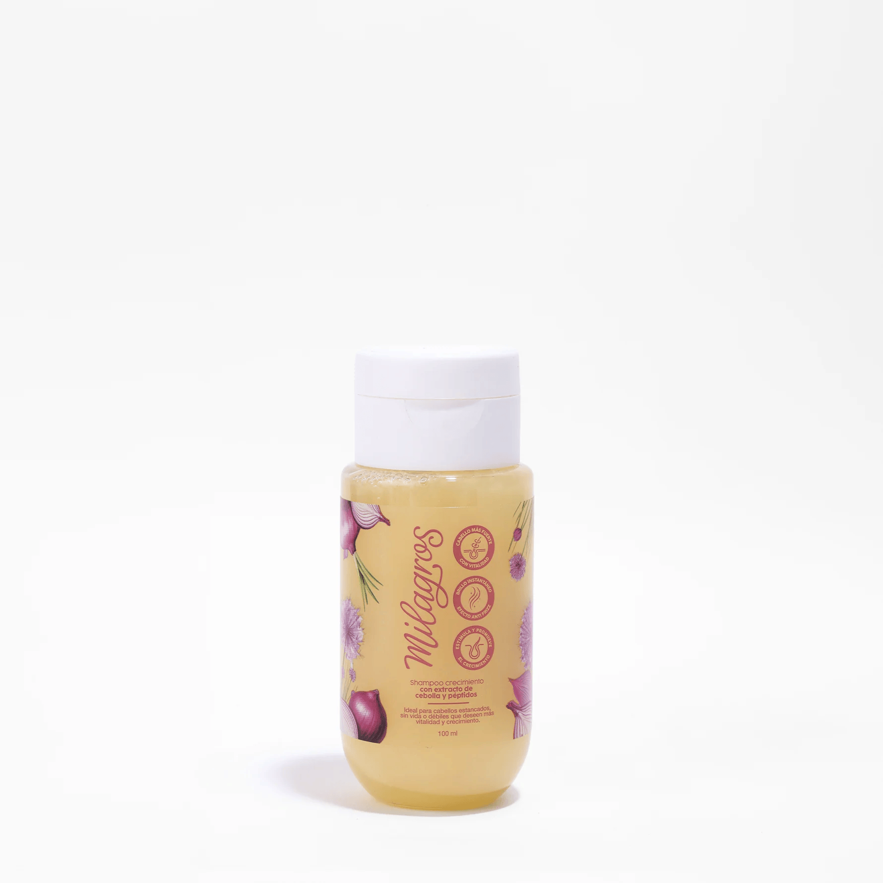 Mini Shampoo Crecimiento Con Extracto de Cebolla y Péptidos Milagros *100ml*