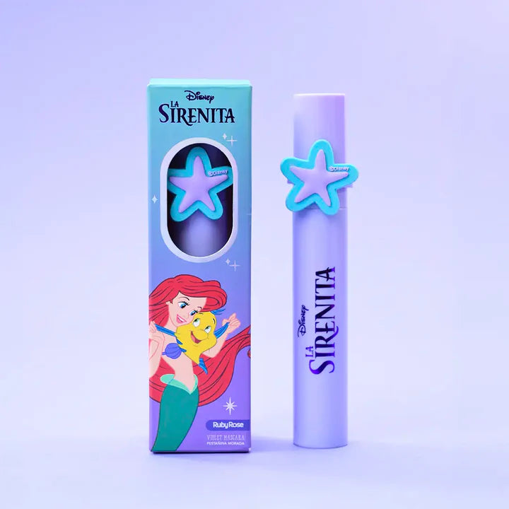 Pestañina Peel Off Morada La Sirenita Ruby Rose
