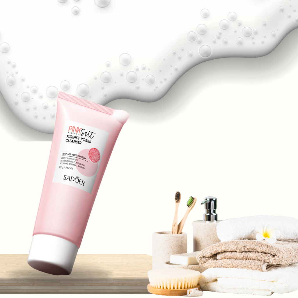 Jabón Facial Sal Rosa Himalaya SADOER *100GR*