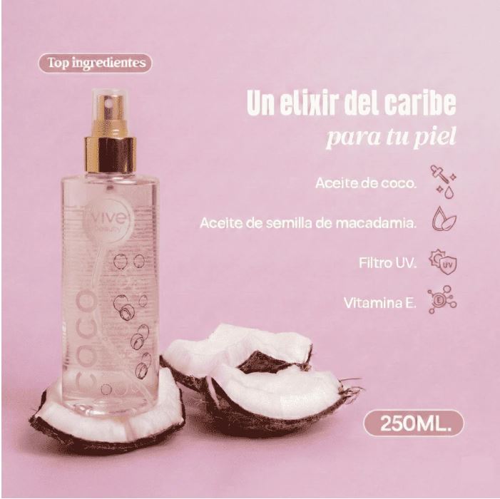 Aceite Corporal Vive Beauty Coco