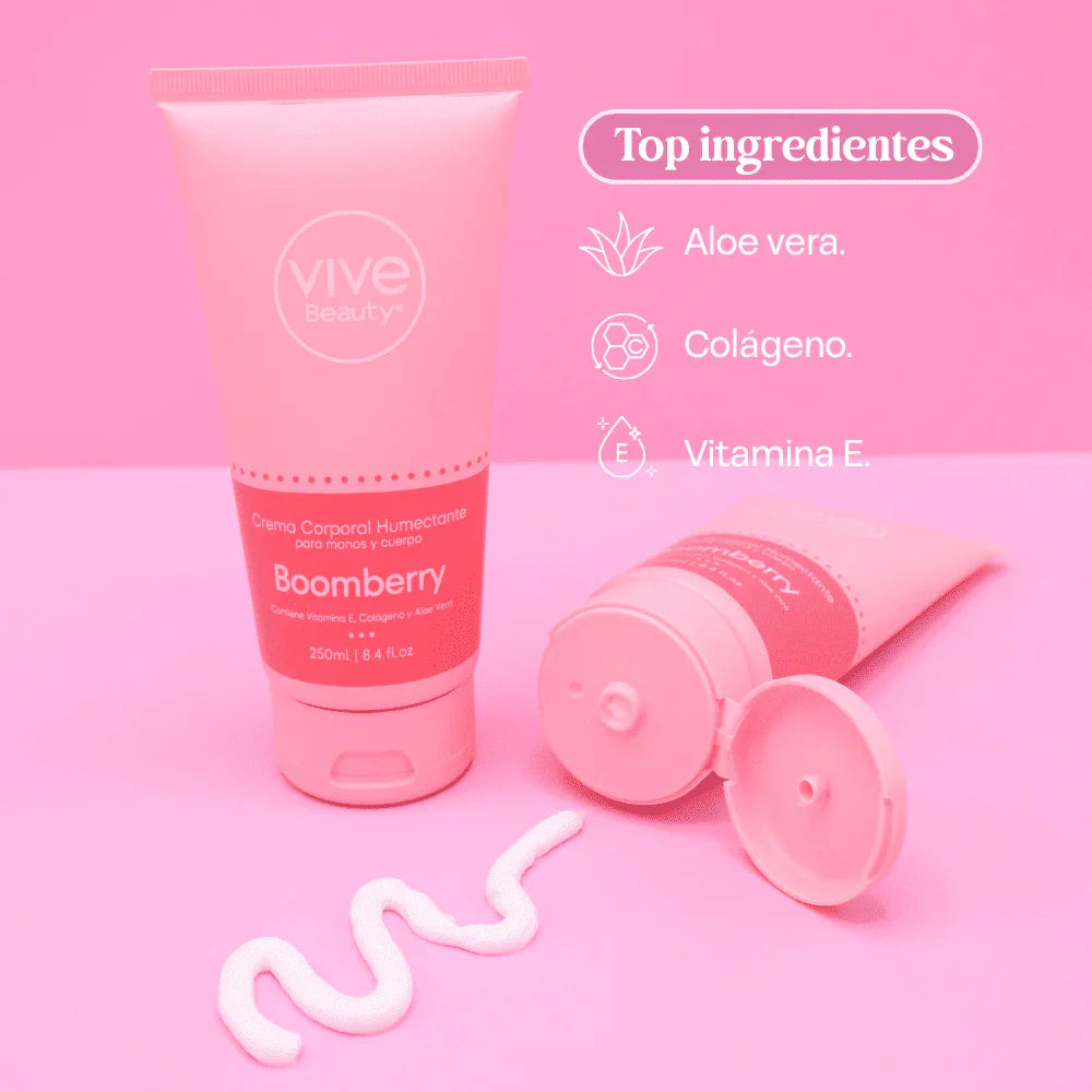Crema Corporal Humectante Boomberry Vive Beauty *200gr*