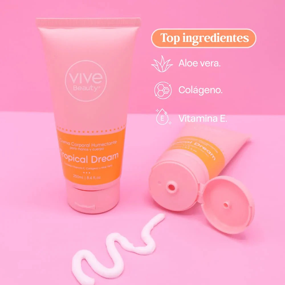 Crema Corporal Humectante Tropical Dream Vive Beauty *200gr*