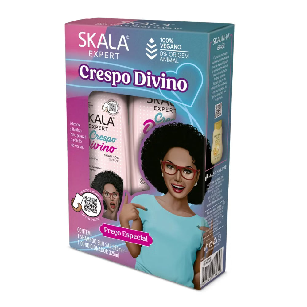 Skala Kit Shampoo + Acondicionador Crespo Divino