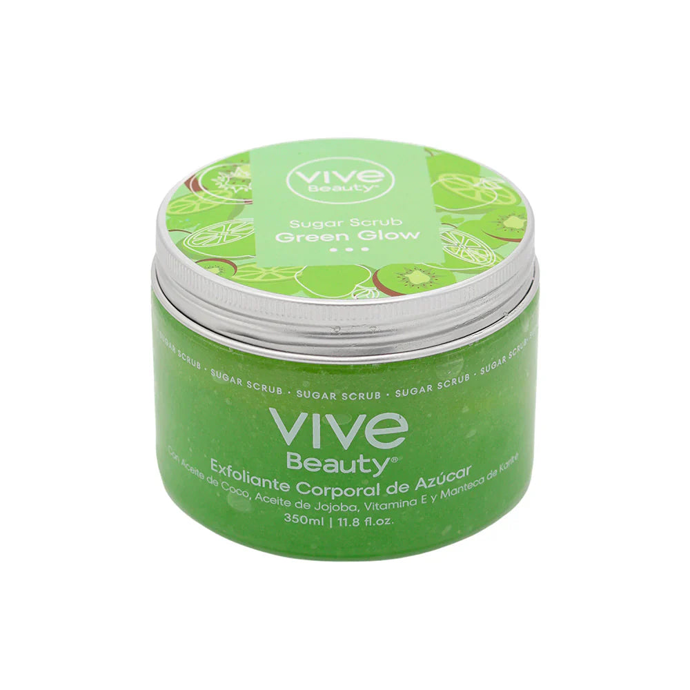 Exfoliante Corporal De Azucar Green Glow Vive Beauty *350ml*