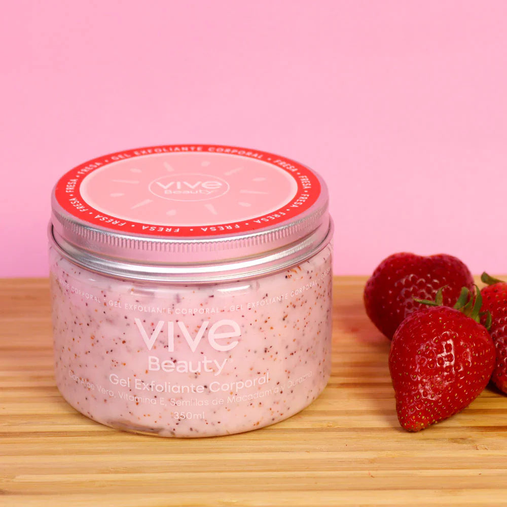 Exfoliante Corporal Vive Beauty Fresa *350ml*
