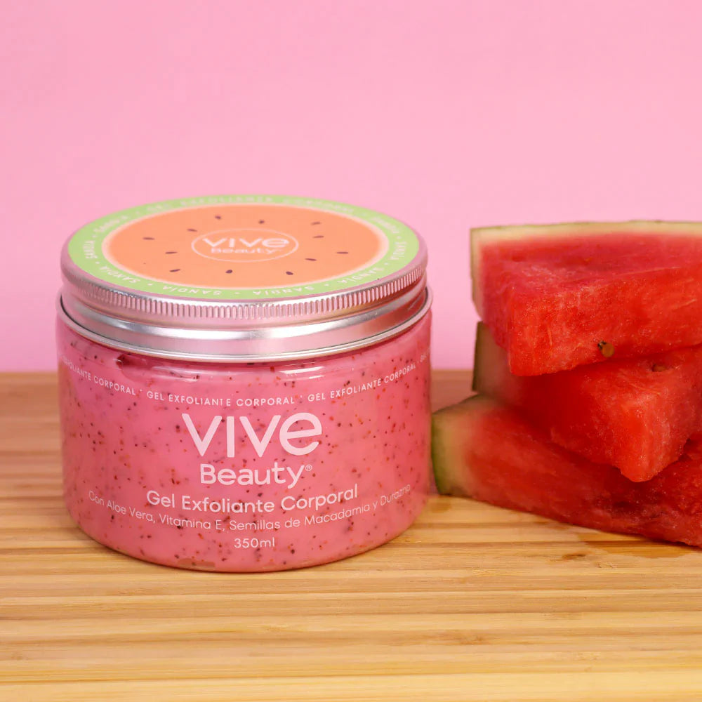 Exfoliante Corporal De Azucar Sandia Vive Beauty *350ml*