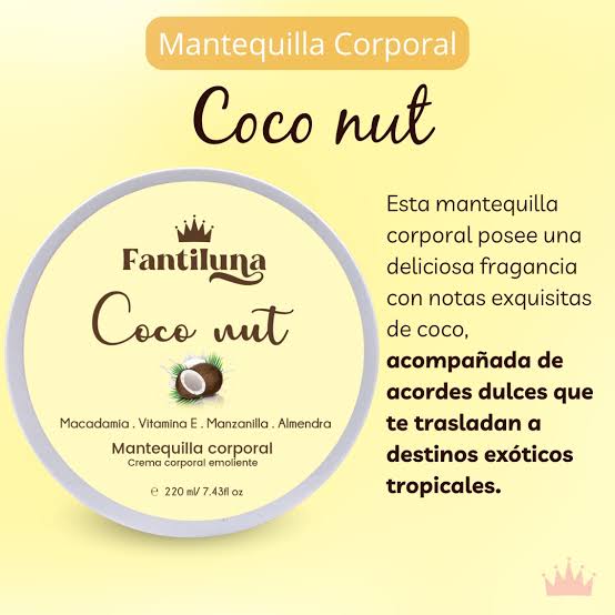 Mantequilla Corporal Fantiluna Coco
