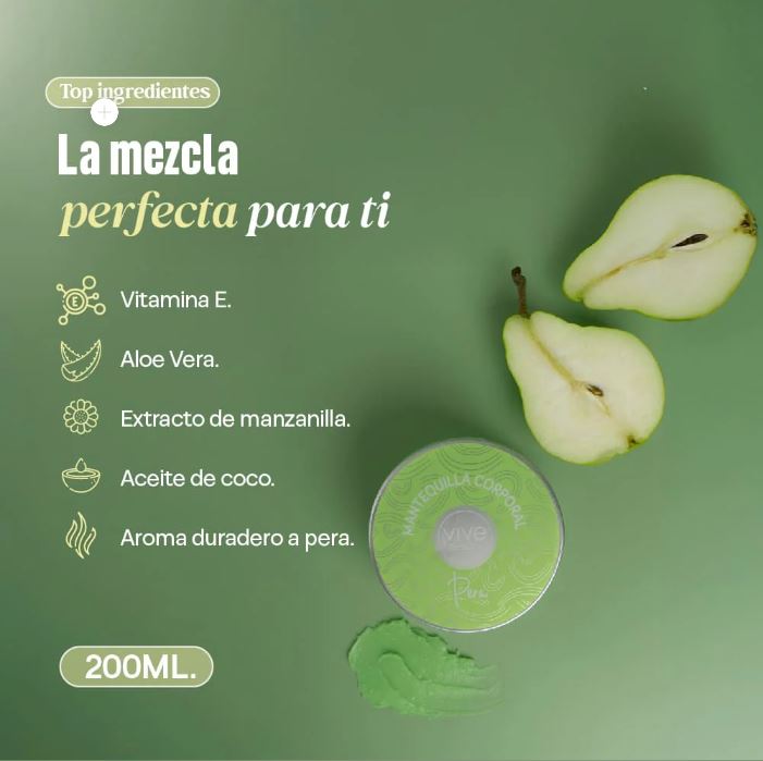 Mantequilla Corporal Vive Beauty Pera