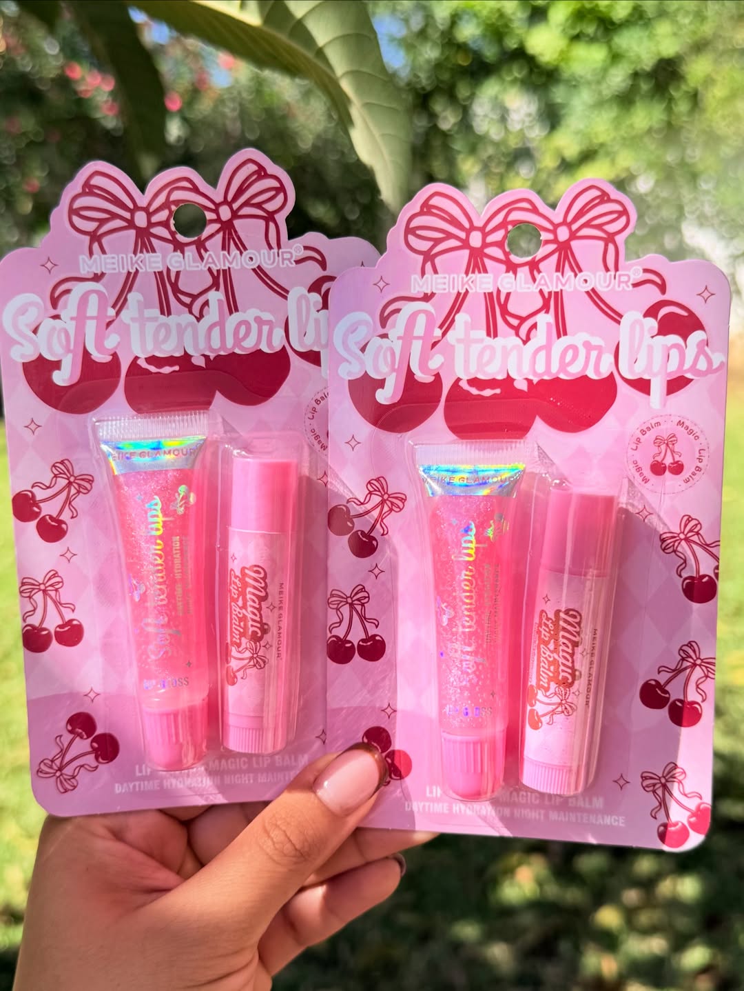 Lip Gloss + Magic Lip Balm Meike Glamour